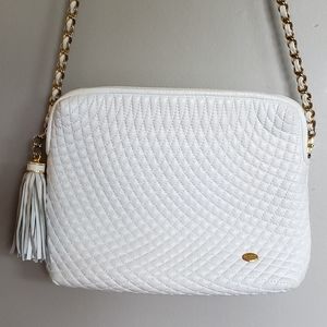 BALLY Vintage Italian HandBag Ivory